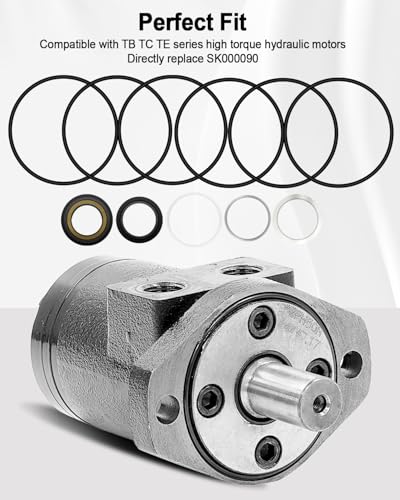 Image of Hydraulic Wheel Motor Seal Kit Fit for TB TC TE Series High Torque Hydraulic Motors Replace SK000090