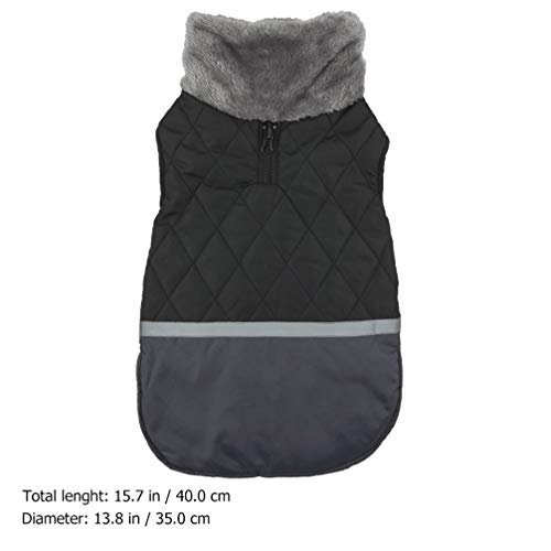 UKCOCO Colete Animal de Estimação Traje de Poliéster Algodão Inverno Quente Cão Pullover Roupas para