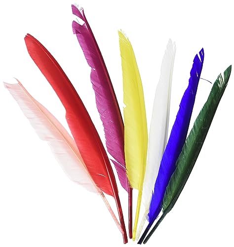 Rayher Indianerfedern 8528549, 17,5 cm für Bastelprojekte