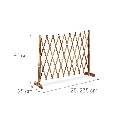 Soporte enredaderas madera celosía de pie jardín terraza extensible 5