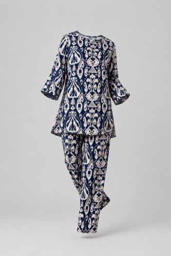 Image of RANGRIKA.in Co-ord Set for Women Stylish | Kurta Set for | Short Kurti with Palazzo | Ethnic Jaipuri Kurti Set | Kurti Palazzo Set | Salwar Suit