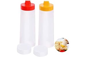 Poitemsic Condiment Squeeze Bottles