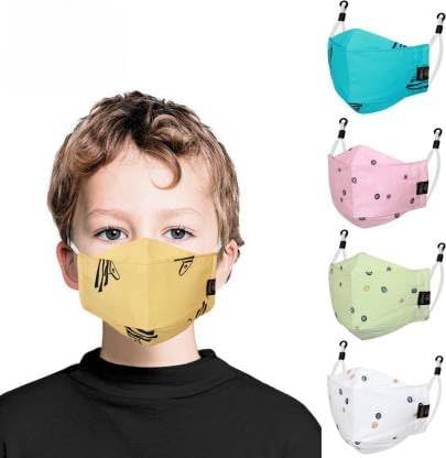 Cenwell Kids 3D Mask Reusable, Washable, Breathable & Comfortable Stylish Face Mask with Adjustable Earloops for Boys & Girls Children Gift, Cute Designer Fabric Mask, (Pack of 5) (B0CL9N41BF) Amazon Price History, Amazon Price Tracker
