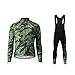Produktbild UGLY FROG Herren FahrradtrikotWinter Wear Outdoor Herren Radtrikot Set Fahrradbekleidung Langarm Fleece Warm Fahrrad Trikot und Radlerhose mit 3D Sitzpolster