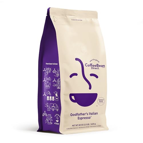Godfather’s Italian Espresso Café en Grano 2.5 lb Bolsa miniatura 1