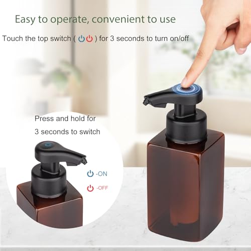 Rejomiik Automatic Soap Dispenser Touchless Hand Soap Dispenser Electric Soap Dispenser For Bathroom Kitchen Dish Soap thumb #2