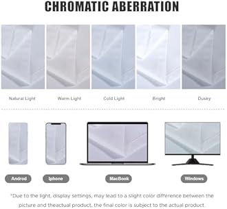 BONZER Waterproof Indoor/Outdoor Curtains for Patio - Privacy Grommet Curtains for Bedroom, Living Room, Porch, Pergola, Cabana, 1 Panel, 54 x 84 inch, White