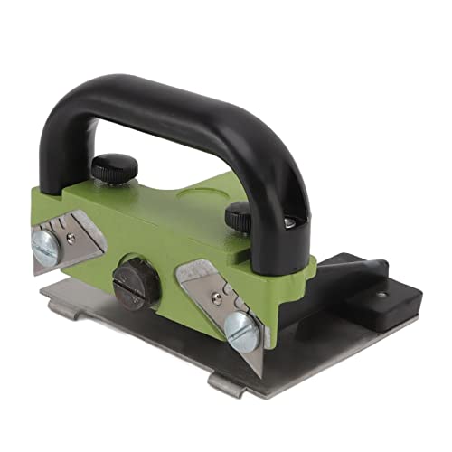 Cortador de suelo vinílico con mango, herramienta manual de ranurado para juntas de PVC, ideal para instalación y reparación doméstica