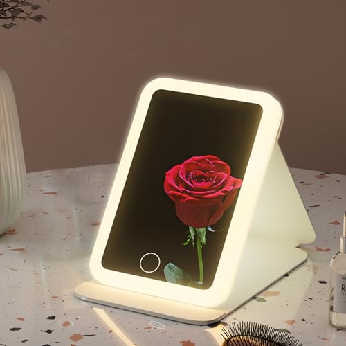 Table en miroir de table Reismake compact pour un éclairage de maquillage stable - 7