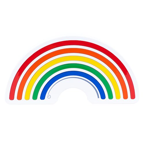 Fizz Creations Rainbow Dimmer Mood Light. Multi Coloured with Dimmable Scale Feature. Powered by USB with Touch Dimmer. Bedroom Night Light. 1m USB Cable Included. Novelty Lighting Night Light.