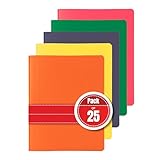 Hilroy 3-Prong Report Covers, 8-1/2" x 11", 25 Per Pack, Assorted Colours (06249)