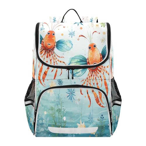 Sac à dos koala aquarelle en toile robuste de haute capacité scolaire