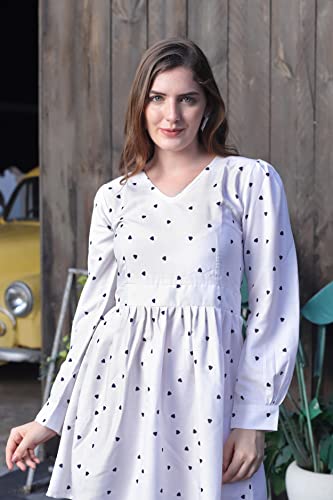 Image of Leriya Fashion Western Dresses for Women |A-Line Knee-Length Dress | Indo Western Dress for Women| Short Dress