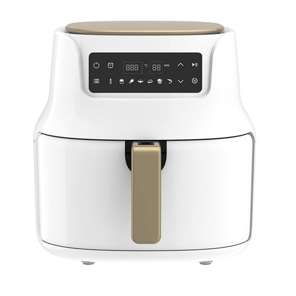 Friggitrici Friggitrice Ad Aria Friggitrice Elettrica Automatica Multifunzionale per Uso Domestico Friggitrice Intelligente Non Friggitrice di Grande capacità 1500 W Ad Alta Potenza