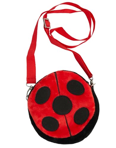 Miraculous Ladybug Round Crossbody Bags Crossbody Purse Wallet Shoulder Handbags for Women and Girls