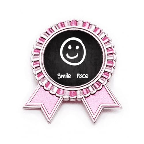 Broche chat rose Sle en métal blanc taille M pour customiser vos vêtements