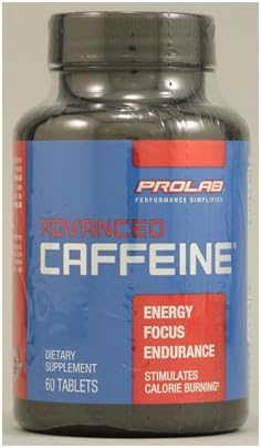 2 Packs of Prolab Advanced Caffeine - 60 Tablets