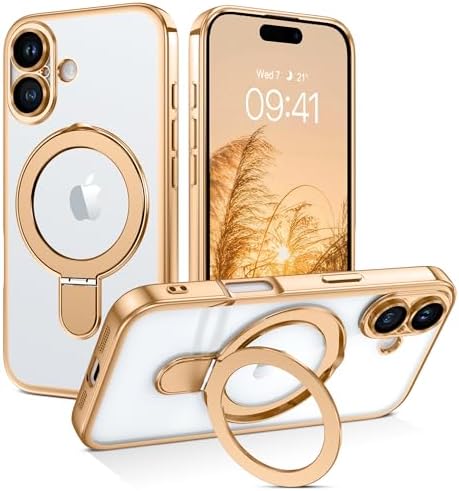 GUAGUA For IPhone 16 Pro Max Case, Compatible With Mag-Safe [Great Grip Feeling] 6.9" Slim Matte Magnetic Shockproof Protective Anti Slip Case For IPhone 16 Pro Max 6.9 Inch Soft Light Blue