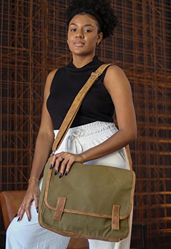 Pasta Lenna's Carteiro New L070 Caqui Caramelo