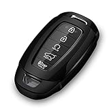 Tengare Car Key Fob Cover Compatible with Hyundai Keychain Holder Protector Case Automotive Accessories Accent Elantra Kona Palisade Santa Fe Venue Veloster
