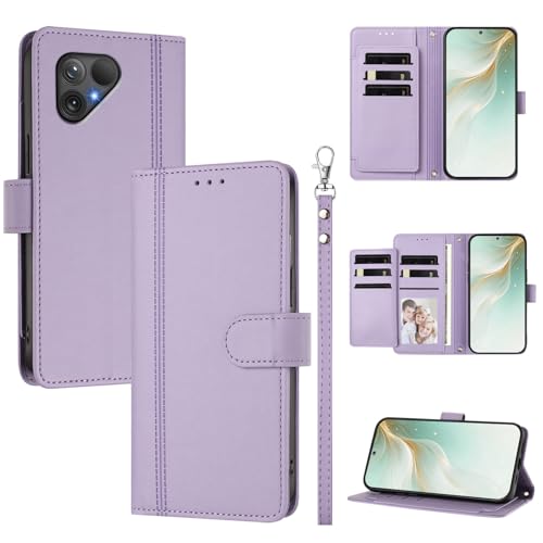 �X�}�z�P�[�X �Ή��@�� for Fairphone 5 �X�}�z�P�[�X�y�E�H���b�g�f�U�C�� �f���A���J�[�h�X���b�g �L���b�V�� �t���b�v���X�^���h �����h�~�zPurple