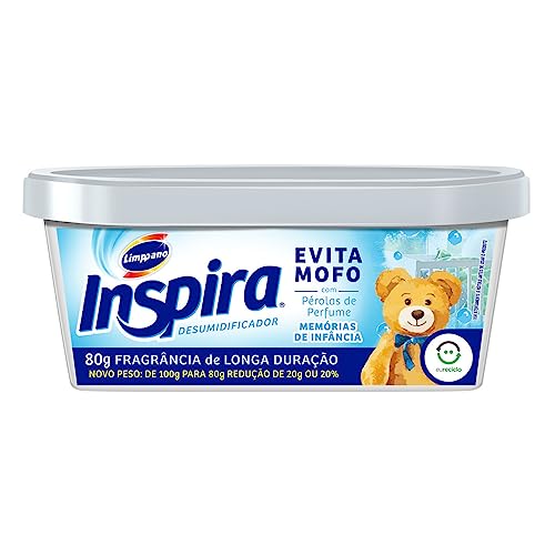 Limppano Evita Mofo Desumidificador Inspira 80G - Fragância: Memorias De Infância
