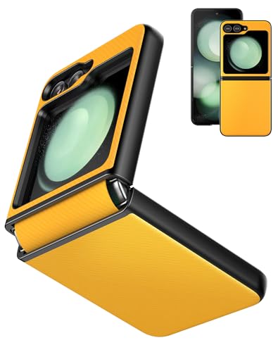 Coque Galaxy Z Flip 5 jaune chic pour un style urbain et une protection mince