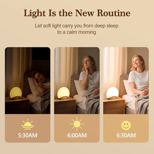 Reacher R7W Sunrise Alarm Clock with Sound Machine - Image 2