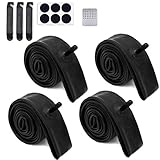 Calvana (4 Pack) 24’’ x 1.75/2.125 Replacement Inner Tubes with Tire Leveler and Round Patches...