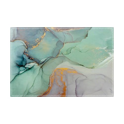 4/6/8Pcs Marble Pattern Printing Placemats...