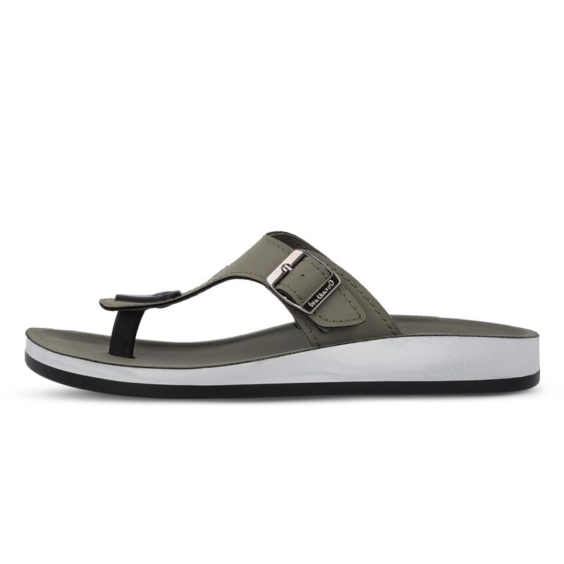 Image of WALKAROO Women'S Textured T-Strap Sandals|Soft Cushioned Footbed, Lightweight Platform PU Sole, Anti-Skid Outsole|Casual Flats,Stylish,Fashion,Travel & comfortable Sandals|WE2349