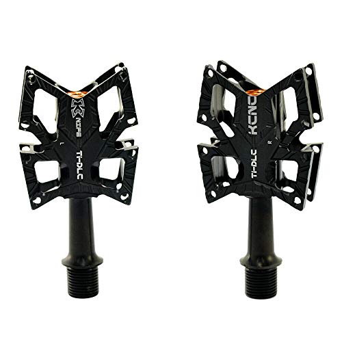 Pédales route KCNC Knife Titanium Spindle pour supprimer les douleurs aux pieds
