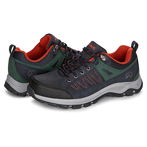 Nevados Montsky Low Mens Shoes Size 8.5, Color: Navy/Red/Orange