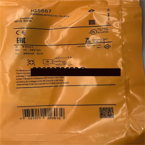 Sensor industrial IG5539 para solucionar fallos de lectura en sistemas IG5883 2