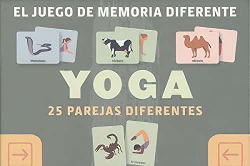 JUEGO DE MEMORIA DIFERENTE YOGA: 25 PAREJAS DIFERENTES