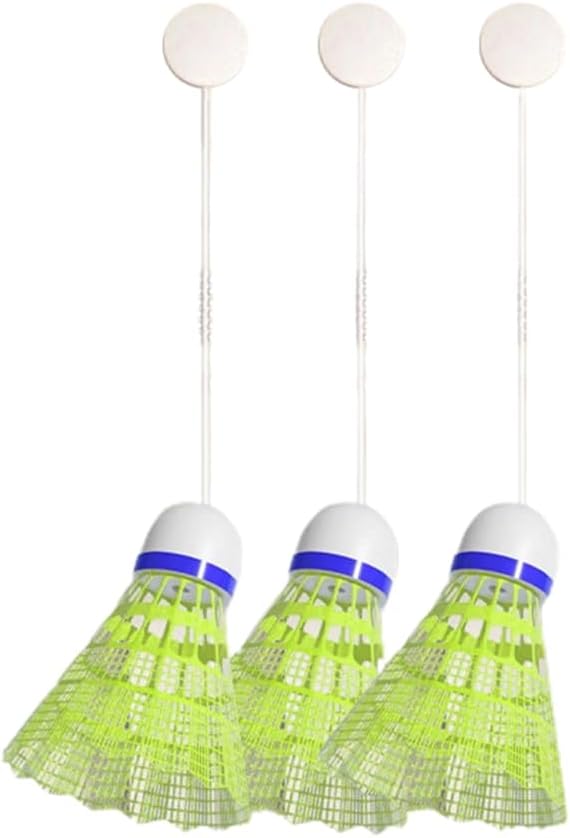 Badminton Training Tool Portable Self Study Shuttlecock Rebounds Profession Stretch Badminton Trainer Badminton Practice Badminton Trainer Rebounds with String for Self Practice