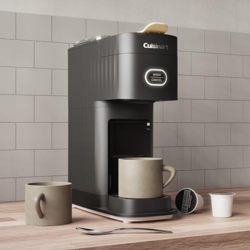 Image of CUISINART Soho Single-Serve Coffeemaker, Truffle, SS-7BK