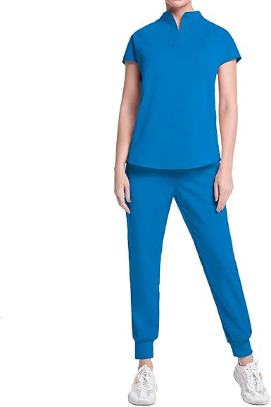 Stretch Women's Jogger Scrub Set with 