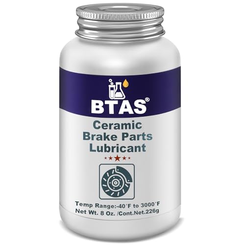 BTAS Silicone Brake Grease Lubricant for Brake Caliper Pad Pin Parts Lube, Synthetic Ceramic Brake Grease with...