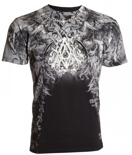 Archaic by Affliction Men's T-Shirt Furnace Black S-5XL