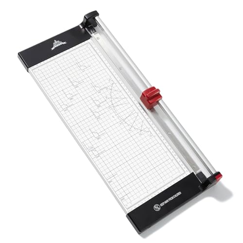 Image of JIELISI A3 Rotary Paper Cutter with Automatic Paper Press Function,18 Inch