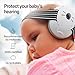 Alpine Muffy Baby Ear Protection for Babies and Toddlers up to 36 Months - CE & ANSI Certified - Noise Reduction Earmuffs - Comfortable Baby Headphones Against Hearing Damage & Improves Sleep - Black