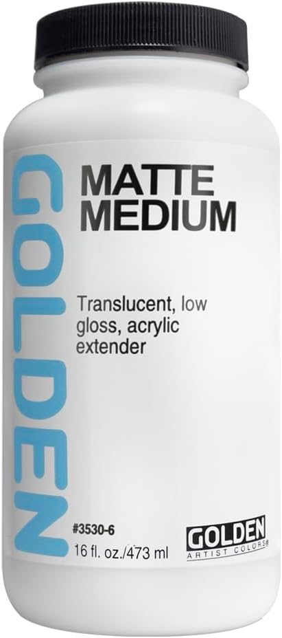 Acrylic Medium Golden Matte Medium 16 Ounce