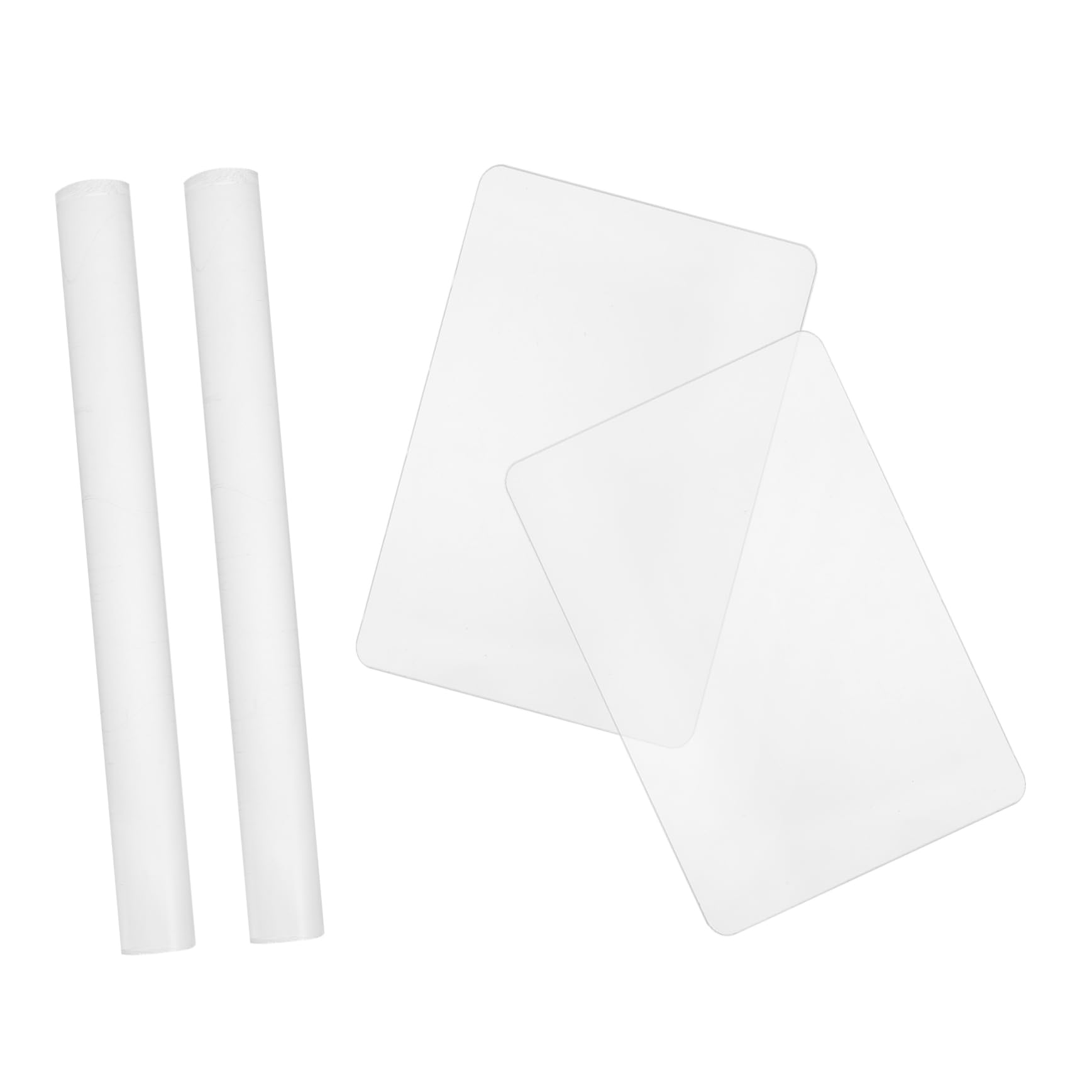 MUELODSIC DIY Tool Material Set Acrylic Rubbing Stick Clay Tool Solid Acrylic Stick for Clay Cutters and Sculpting