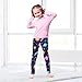 GAIGEO Little Big Girls Leggings Colorful Space Planets Yoga Leggings Pants Dance Tights Trousers Fashion Stretch Pants, 9-10 Years