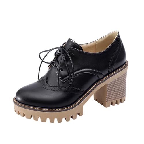 Chaussures pompes brogue compensées femme pour ne plus avoir mal aux pieds
