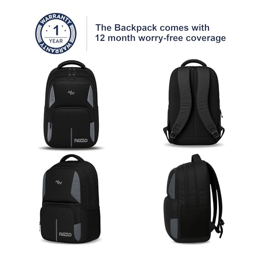 Image of Lunar's Luxur 40L Laptop Backpack with 1 Year Warranty | Foam Padded Water Resistant School bag | Laptop Bag 15.6 Inch | Travel College bag for boys | Office bag for man