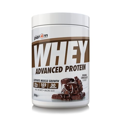 Per4m Whey Protein, Apoyo Muscular, Recuperación Eficaz, Diseñada Para Potenciar Fuerza Y Resistencia En Entrenamientos Fitness Y Nutrición Deportiva Avanzada – Double Chocolate – 900g