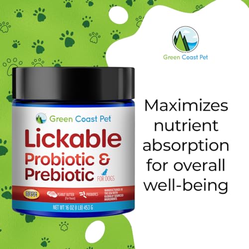 Lickable Actives Probiotic & Prebiotic Supplement for Dogs, 16 oz | Made in USA | 30 Day Supply Lickable Actives Probiotic & Prebiotic Supplement for Dogs, 16 oz | Made in USA | 30 Day Supply