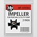 Utility Pump Replacement Impeller part for Maresh Products Water Transfer pump MP Mini (2 Impellers)